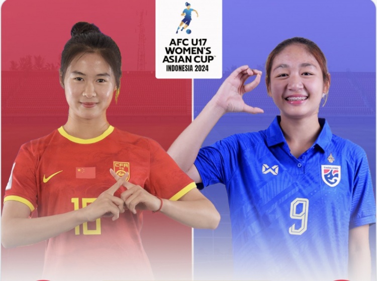 中国队3:0战胜泰国队，在2024年U-17女足亚洲杯中取得二连胜